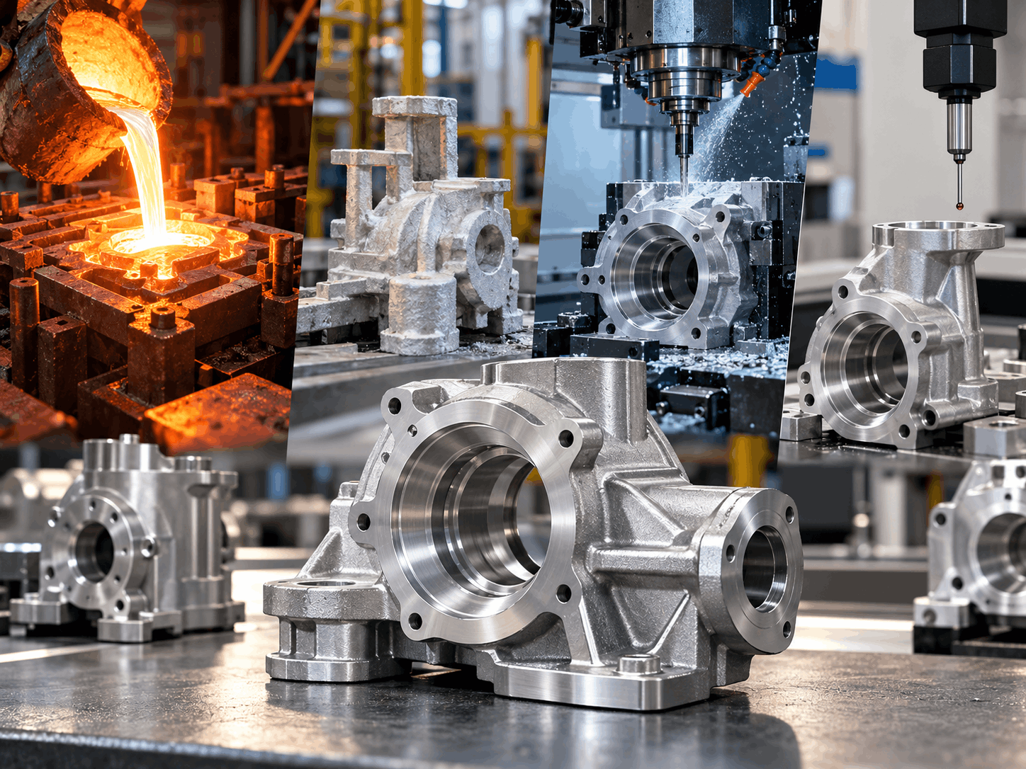How Are Aluminum Pump Housings Cast? From Molten Metal to Machined Finish